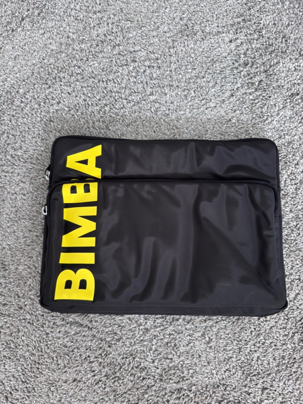 BIMBA y Lola Black Laptop Bag Sleeve 13x10in